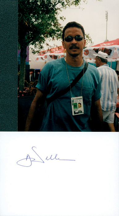 Sorry, no english description is available. ...  -  Condition: A-.....Selten!! Face-to-face Autograph. Dabei Farbfoto