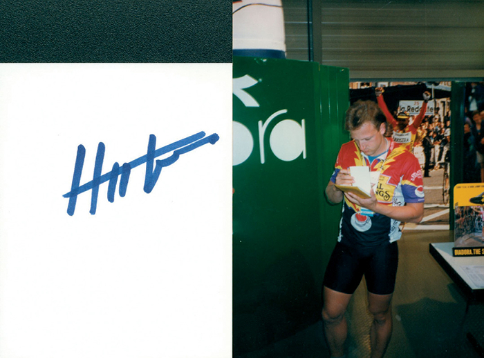 Sorry, no english description is available. ...  -  Condition: A.....Selten! Face-to-face Autograph. Dabei Farbfoto