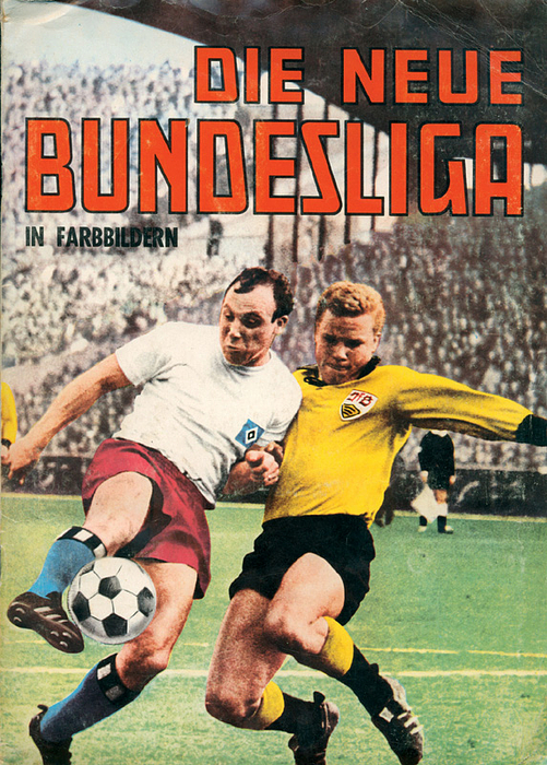 Sammelbilder-Sicker 1964/65  | Die neue Bundesliga in Farbbildern. Mit 25 original signierten Sammelbildern