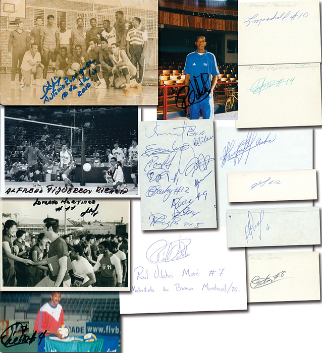 - Olympic Games 1976 Autograph Volleyball Cuba Condition: A-