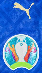 UEFA Euro 2021 match worn football shirt Italia - Original match-worn / issued Italy shirt with the number 5. Worn by Manuel Locatelli on July 11, 2021, in the European Football Championship final against England. Italy - England 1:1, 3:2 on penalties. Barella is the 2021 European Football Champion. Status: AAC --Short-sleeved jersey; size L; rubberized federation logo, 4 World Cup stars, Puma logos, and match details; rubberized player name and number (front and back); laser-engraved ventilation holes; 'Italia' lettering embroidered on the back of the collar; with UEFA European Trophy patch and UEFA Respect patch; Puma DryCell. Condition: A - Bild 7