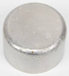 Olympic Games Innsbruck 1976. Official Torch - Original torch from the Olympic relay from Olympia to Innsbruck 1976. Stainless steel and aluminium, manufactured by United Metalworks, Ranshofen-Berndorf AG. Length 74 cm, plate diameter 21 cm. This torch is very rare and one of  less than 100 copies.  --This torch was used in the torch relay for the 1976 Winter Olympics in Vorarlberg. The torch comes from the estate of a high-ranking administrative official from Vorarlberg who worked for sports in this Austrian province from 1967 to 1984. He received this torch as a gift from the manufacturer after the torch relay. The torch has two special features: 1) A plaque bearing the inscription "Ein Geschenk der Vereinigte Metallwerke Ranshofen-Berndorf A.G." was affixed to the handle of the torch by the manufacturer. 2) The manufacturer sealed the torch tip with a screw-on capsule to prevent dirt from accumulating inside the torch. The torch's outlet nozzle was attached to this metal capsule. ---The torch has light speckles of corrosion. Condition: A- - Bild 14