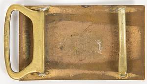 Olympic Games 1936. Japanese Team : Belt Buckle - Olympic Games 1936. Japanese Boxing Team Belt Buckle: Official belt buckle of the Japanese boxing team for the 1936 Berlin Olympic Games. Inscribed "Xixth Olympic Boxing Contest 1936. J.A.B.F." Bronze, multicolored enamel. 5.8 x 3.5 cm. Condition: A - Bild 3