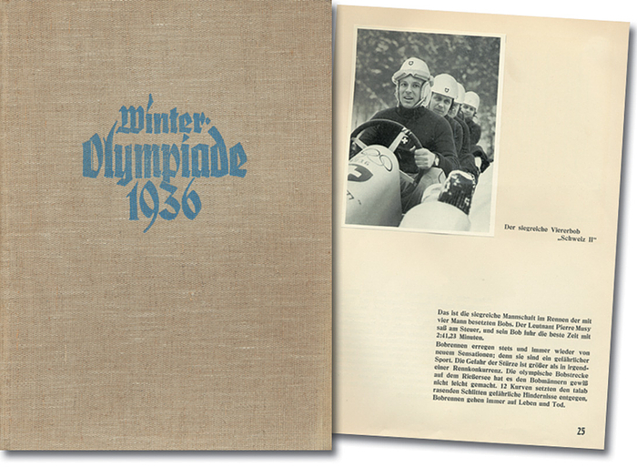 Sammelbilder-Yramos, Petersen,Armin | Winter-Olympiade 1936. Sammelbilder-Album der Firma Yramos.