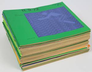 Programm OSS1972  | 18 verschiedene Tagesprogramme zu den Olympischen Spielen München 1972:  Boxen (6.9.), Rudern (29.8.), 4x Reiten (30.8., 3.9., 6.9. (mit original geschwärzter "6", die Wettkämpfe an diesem Tag fielen aufgrund des Attnetates am 5.9. aus und urden später nachgeholt. Rarität!; 11.9.), Moderner Fünfkampf (27.8.); 6x   Leichtatletik ( 31.8., 2.9., 2x4.9., 7.9.,9.9.), Radsport (3.9.); Turnen (1.9.); 3x Schwimmen (2x2.9. +3.9.) - Bild 3