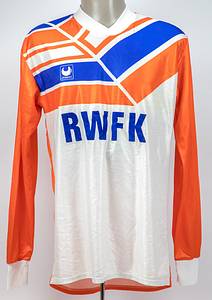 Sorry, no english description is available. ...  -  Condition: A-.....Trikot lanarm; Größe ca. XL; Hertseller-Logo geflockt; Werbeaufschrift 'RWFKnkenrath' geflockt; Rückennummer und Schriftzug 'Wuppertal' geflockt; Hersteller Uhlsport. - Bild 2