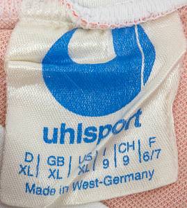 Sorry, no english description is available. ...  -  Condition: A-.....Trikot lanarm; Größe ca. XL; Hertseller-Logo geflockt; Werbeaufschrift 'RWFKnkenrath' geflockt; Rückennummer und Schriftzug 'Wuppertal' geflockt; Hersteller Uhlsport. - Bild 5