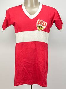 Stuttgart, VfB - Trikot 1970  | Original match worn Spielertrikot vom VfB Stuttgart mit der Rückennummer 12. Getragen in Spielen der Bundesliga-Saison 1970/1971. Status:ABC. Museumsstück!. - Bild 2