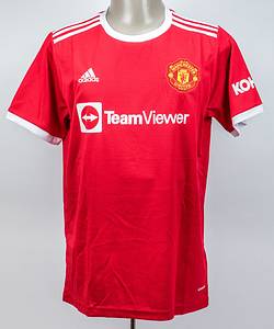 Ronaldo - Trikot  | Original adidas Fanshirt von Manchester United mit der Rükennummer "7 Ronaldo". Originalsignatur von Chritiano Ronaldo auf der Rückennummer. Größe XL. Mit Echtheitscertifikat von "Icons.com" und Echtheitshologram Trikot wurde am 6.1.2022 signiert! - Bild 2
