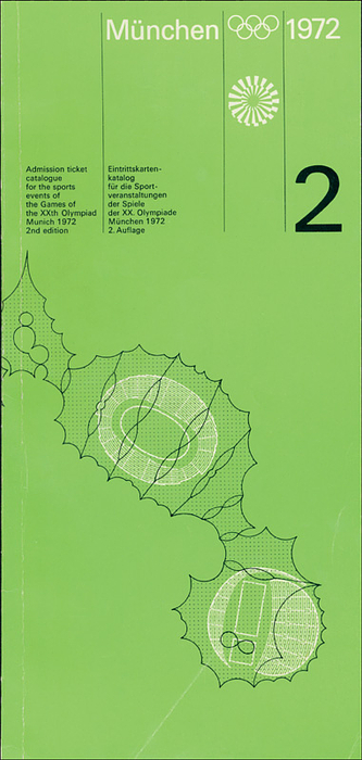 München 1972.  | Eintrittskarten-Katalog für die Sportveranstaltungen der Spiele der XX. Olympiade München 1972.