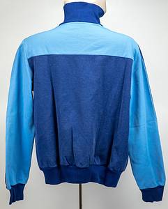  - Adidas tracksuit jacket with the emblem of the German national team, circa 1984. Size: 7. 52% cotton, 48% polyamide. Adidas lettering and emblem flocked on. Team badge embroidered and sewn on. Adidas, Made in Yugoslavia. Zipper is functional. Condition: B - Bild 3