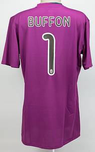Turin, Juventus - Trikot 2008/2009  | Original match worn Torwart-Trikot von Juventus Turin mit der Rückennummer 1. Getragen von Gianluigi Buffon in einem Spiel der italienischen Serie A in der Saison 2008/2009. Seltenes Auswärts-Variante. Buffon ist Fußball Weltmeister 2006. Status:ABC. - Bild 3