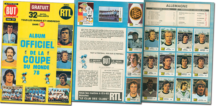 Sammelbilder-But  | Album Officiel de la Coupe du Monde 78.
