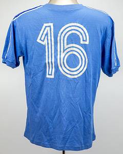 Straßburg - Trikot 1979  | Original match worn Spielertrikot von Racing Straßburg (Frankreich) mit der Rückennummer 1. Getragen in einem Spiel der Ligue 1(französische 1. Liga) in der Saison 1979/1980. Trikot aus der Sammlung von des französischen Nationalspielers Gildert Gress. Status:ABA.. - Bild 3