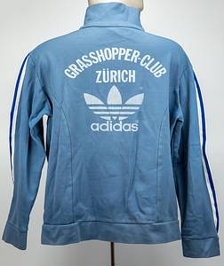 Zürich, Grasshoppers - Jacke ca. 1990  | Original match worn Traningsjacke von Grasshoppers Club Zürich mit Nummer "1". Getragen in vor Ligaspielen (Schweiz) oder im Training ca. 1990. Status:ACC. - Bild 3