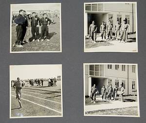 1)Fotoalbum Olympia 1956  | Privates Fotoalbum des deutschen Fußball A-Nationalspieler Rudi Hoffmann (1935-2020; 1 A-Länderspiel) und Teilnehmer am Olympischen Fußballturnier für Deutschland bei den Olympischen Spielen Melbourne 1956. Von der Reise der deutschen Fußball Olympiamannschaft zu den Olympischen Spielen 1956. Tolles Dokument eines Wettkämpfer ser Oympiade mit Fotos von der Reise, Eröffnungsfeier, Wettkämpfen, Olymisches Dorf, Freizeitaktivitäten in Australien ect. 106 Privatfotos (15x10 bis 9x9 cm) von den Olympischen Spielen 1956. - Bild 3