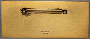  - World Cup 1974: Participation Badge FIFA Congress Munich 1974. With cardboard name tag “Dr. Koe Eng Ghee Asia”. Bronze, gilt, MC enameled. Extremly rare!! EF 7x3,2 cm. --The congress took place during the 1974 FIFA World Cup. Condition: A - Bild 3