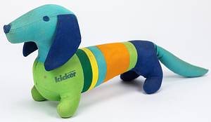  - Olympic Games Munich 1972. Official Mascot Waldi. Large cuddly toy, size 39x15 cm. --Original mascot from 1972. No replicas have existed since approximately 2022 (these can be identified by the Olympic Games logo embroidered on their bodies). --slightly soiled Condition: B- - Bild 2