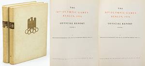  - Olympic Summer Games 1936 in Berlin. Two volumes, official report, size: 24x31 cm, over 1000 photos on 1222 pages,  cover slightly soiled, Absolutly rare ENGLISH Editon!!! Condition: C - Bild 5