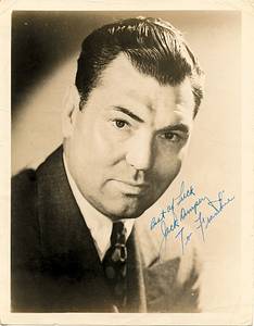 Dempsey, Jack  | (1895-1983) Altes S/W-Foto von Jack Dempsey (USA) mit original Widmung, 26,5x20,5 cm. - Bild 2