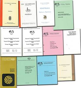  - Collection of 12 official regulations for football from the Olympic Games 1936 - 1996. --Available: Berlin 1936, London 1948, Melbourne 1956, Rome 1960, Tokyo - Osaka 1964 (extremely rare!), Mexico 1968, Montreal 1976, Moscow 1980, 2x Los Angeles 1984 (various languages), Seoul 1988 and Atlanta 1996. Nice collection. Condition: A-B - Bild 2