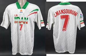 Iran - Trikot Asien Cup 1996  | Original match worn Spielertrikot vom Iran mit der Rückennummer 7. Getragen von Ali Reza Mansouriani am 21.11.1996 im Spiel um den 3. Platz des Asien Cups gegen Kuwait. Iran - Kuwait 3:2 i. E. Status:AAB. - Bild 9