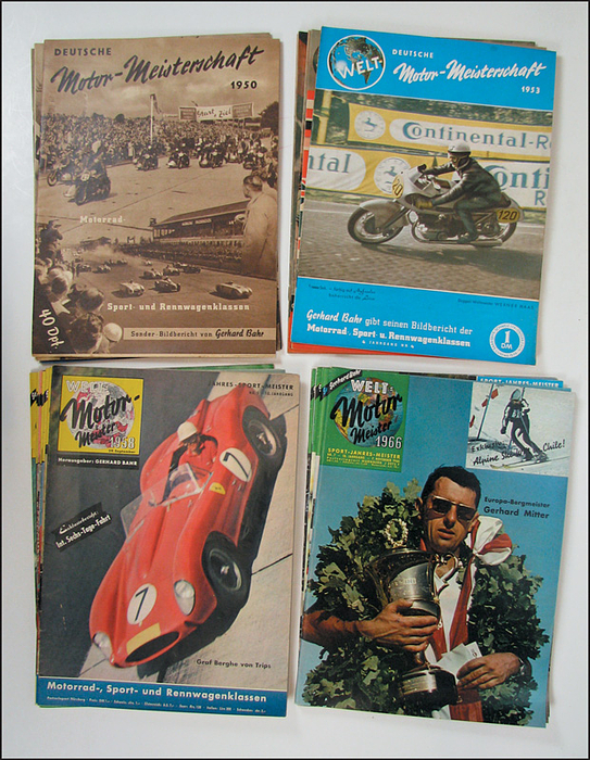 Bahr M50-70, Gerhard | Welt Motor-Meister und Deutsche Motormeister von 1950-1970. In 21 Heften.