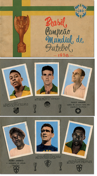 Sammelbilder-Aquarela  | Brasil Campeao Mundial de Futbol 1958.