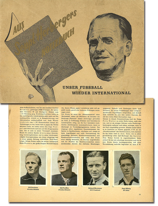 Sammelbilder-Biox  | Aus Sepp Herbergers Notizbuch. Unser Fußball Wieder International. Sammelwerk Nr.5.
