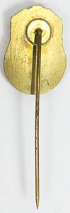 Österreich - Abzeichen  | Offizielles Abzeichen des Fußballverbandes von Österreich "ÖFB". Ca. 1954. Bronze, vergoldet teilweise farbig emailliert, 2,2 x 1,5 cm. Abzeichen erhielt Werner Liebrich während der Fußball-Weltmeisterschaft 1954. - Bild 3