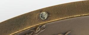  - Winner's Medal: Olympic Games 1972 : Bronze medal from the Olympic Games in Munich. "XX Olympiade München 1972" for 3rd place (not awarded), bronze, --Eyelet broken off Condition: A - Bild 3