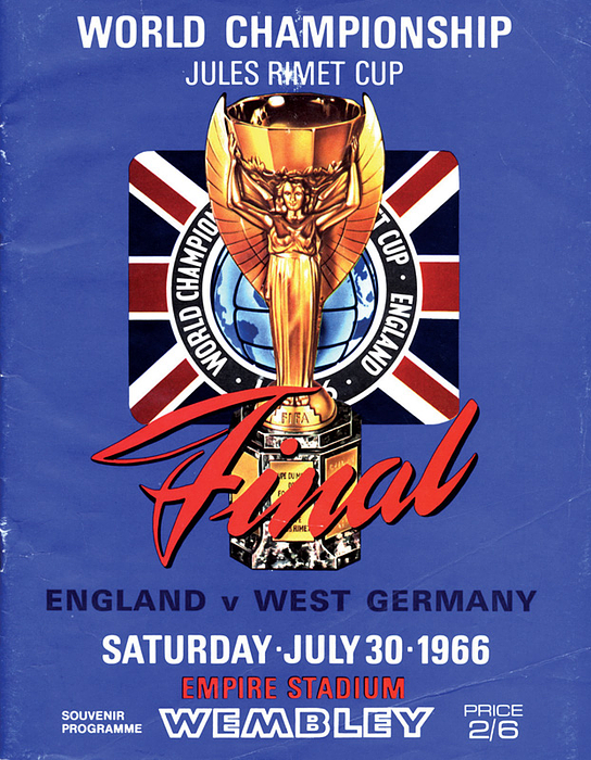Programm WM 1966  | Final England v West Germany July 30 1966. Empire Stadium Wembley. ORIGINALAUSGABE!.