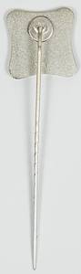  - Silver official DFB. Silver, stamped (835er Silver). Green enamelled approx 1978. 1.6x1.6 cm. From the estate of a DFB official. Condition: A- - Bild 3