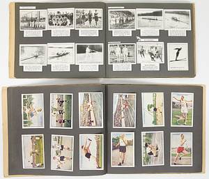 Sammelbilder-Greiling  | 8 verschiedene Sammelbilderalben der deutschen Firma "Greiling" von 1926-1928 mit ca. 1600 Sammelbilder S/W- und farbige Sammelbilder aller Serien in den Größen, 6x4, 7,3x5,5 und 9x6 cm. Zusätzlich dabei ein Leeralbum unbeklebt! - Bild 5