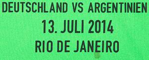  - Original adidas fan shirt from the 2014 FIFA World Cup, featuring the squad number "1" for legendary goalkeeper Manuel Neuer, complete with the match print from the final—"Germany v Argentina, July 13, 2014, Rio de Janeiro"—and an authentic autograph by Manuel Neuer on the back, positioned next to the number. Neuer wore a green jersey in this very design during the final match! --adidas Climacool. Size "L". The match print was applied retrospectively and is not an original DFB print. —Minor stains. Condition: A- - Bild 5