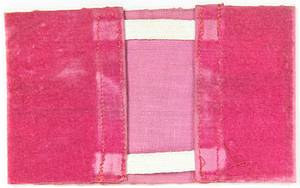  - World Cup 1970 Mexico.. Official bracelet for photographers at the Football World Cup 1970 in Mexico. Velvet flocked cotton, pasted and printed, on the back two elastic bands, 15.5x9 cm. Very rare!!! Condition: B - Bild 3