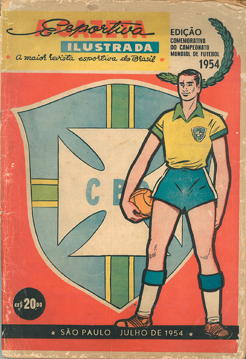 A Gazeta Esportiva  | Illustrada. Edicao comemorativa do campeonato de futebol 1954.