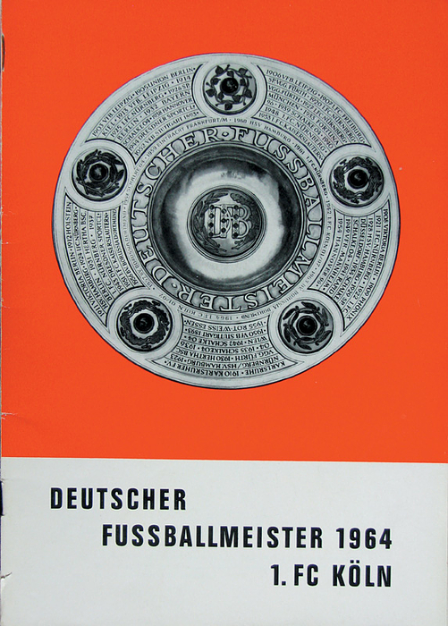 4Köln 1.FC - König, H.G. | Deutscher Fußballmeister 1964. 1.FC Köln. Sonderheft.. Persönliches Exemplar von Leo Wilden