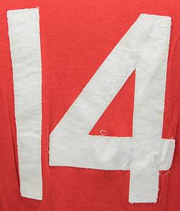 Manchester, United - Trikot 1974  | Original match worn Trikot von Manchester United Saison 1974 - 1975 mit der Rückennummer "14". Status:ABC - Bild 4