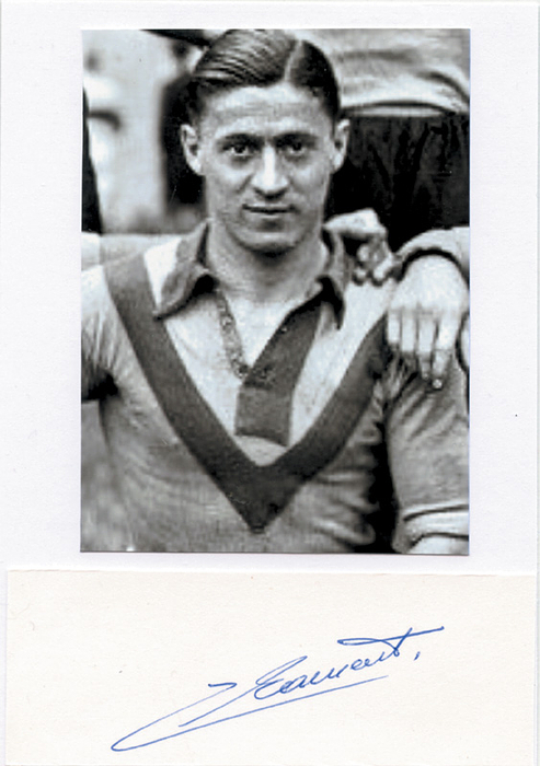  - Autograph World Cup 1930 Uruguay. Lucien Laurent Condition: A