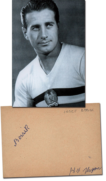  - Autograph Football WorldCup 1954. J.Bozsik Condition: A