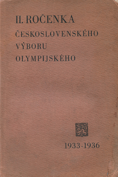 Grussa / Widimského  | II. Rocenka Ceskoslovenského Vyboru Olympijskeho.