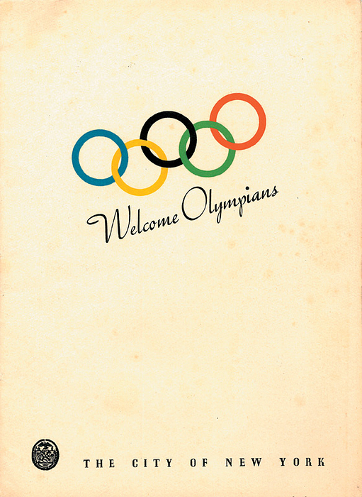Programm OSS1936  | Welcome Olympians. The City of New York.