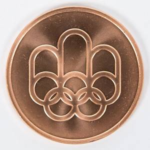 Teilnehmermedaille 1976  | XXIe Olympiade Montreal 1976. Bronze (4,5cm). In original Präsentationsbox. - Bild 3