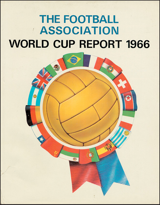 World Cup 1966. Official FA Report - Very comprehensive report showing all squads, teams and line-ups. Size: 22x28 cm, 309 pages with 300 B/W-Fotos, London 1967. Rare book! With dust jacket. (ENGLISH). Condition: C