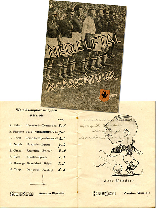 Nederlandsch Elftal  | Nederlandsch Elftal in Caricatur.