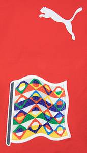 Österreich - Trikot 2025 Nations League  | Original match worn Spielertrikot von Österreich mit der Rückennummer 7. Getragen von Marko Arnautovic am 20.03.2025 im Relegatiobsspiel zur UEFA Nations League gegen Serbien. Österreich - Serbien 1:1. Trikot mit original Autograph von Arnautovic. Dabei: Original match worn Spielerschuhe vom ÖFB aus dem Playoff-Spiel vom 20.03.2025 gegen Serbien. Österreich - Serbien 1:1 Getragen von Marko Arnautovic im Relegationsspiel zur UEFA Nations League gegen Serbien.Beide Schuhe mit original Autograph von Arnautovic. Außerdem: Original match worn Spiel-Wimpel vom Relegationsspiel zur UEFA Nations League von Serbien übergeben an Österreich. Österreich - Serbien 1:1. Es handelt sich um einen farbig bestickten Seidenwimpel. Spiel Wimpel; Größe 46cm x 35cm; mit vergoldeter Stange und Seiden-Fransen; Schriftzug ' Football Association of Serbia UNL 2025 Play Offs Austria - Serbia Vienna 20.03.2025' auf Vorderseite gestickt; mit gesticktem Wappen von Serbien auf der Rückseite. Status:ABA. - Bild 11