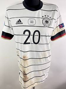 DFB - Trikot 2021 EM  | Original match worn DFB Spielertrikot mit der Nummer 20. Getragen von Robin Gosens im Europameisterschaftsspiel Spiel gegen Portugal am 19.06.2021 in München.Trikot stammt aus der Sammlung eines ehemaligen DFB-Mitarbeiters.Set besteht aus Trikot und Hose. Status: AAB. - Bild 13