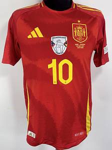 Spanien - Trikot 2024 EM  | Original match issued Spanien Spielertrikot mit der Nummer 10 von Dani Olmo, vorbereitet für das Europameisterschaftspiel gegen Deutschland am 05.07.2024. Status AAB. - Bild 13