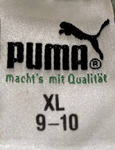  - Original match-worn Werder Bremen player shirt with the number 9. Worn in a Bundesliga match by Karl Heinz Riedle in the 1988/1989 season. Long-sleeved shirt; size XL, club emblem, chest sponsor, club name and player number flocked; manufacturer's logo "Puma" rubberized; 70% polyamide, 30% triacetate; Made in West Germany; Status:ABC Condition: A- - Bild 6